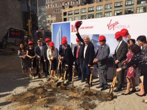 Virgin Hotel ground breaking. (Photo: VOA Associates). 