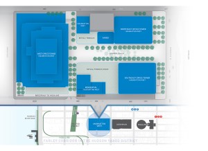 The Manhattan West site plan (Image: REX).