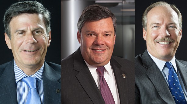 John Adams, First Senior Vice President and Chief Administrative & Senior Lending Officer; James Carpenter, Senior Executive Vice President and Chief Lending Officer; Charles Baker, First Senior Vice President and Senior Mortgage Lending Officer.