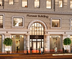 Rendering of the Pioneer Building at 41 Flatbush Avenue in Downtown Brooklyn (Photo: Courtesy Real Estate Arts).