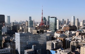 The skyline of central Tokyo. (Photo: Yoshikazu Tsuno/AFP/Getty Images).