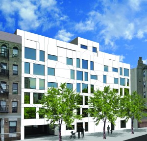 A rendering of 542 West 153rd Street (Rendering: Chris Benedict, R.A.). 