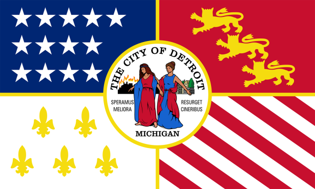 The Flag of Detroit, Mich.