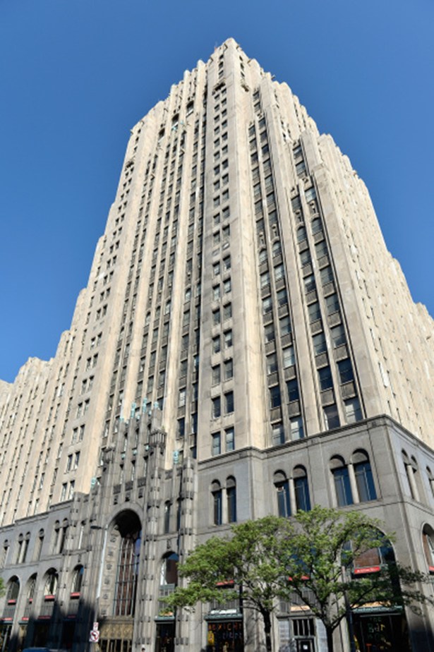 The Fisher Building in Detroit, Mich. (Photo by Paul Marotta/Getty Images).