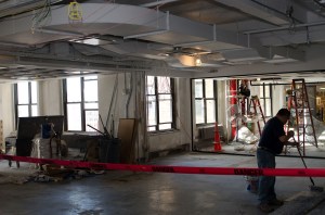 Ductwork was made closer to the ceiling to allow maximum floor height (Photo: Molly Stromoski/ For Commercial Observer).