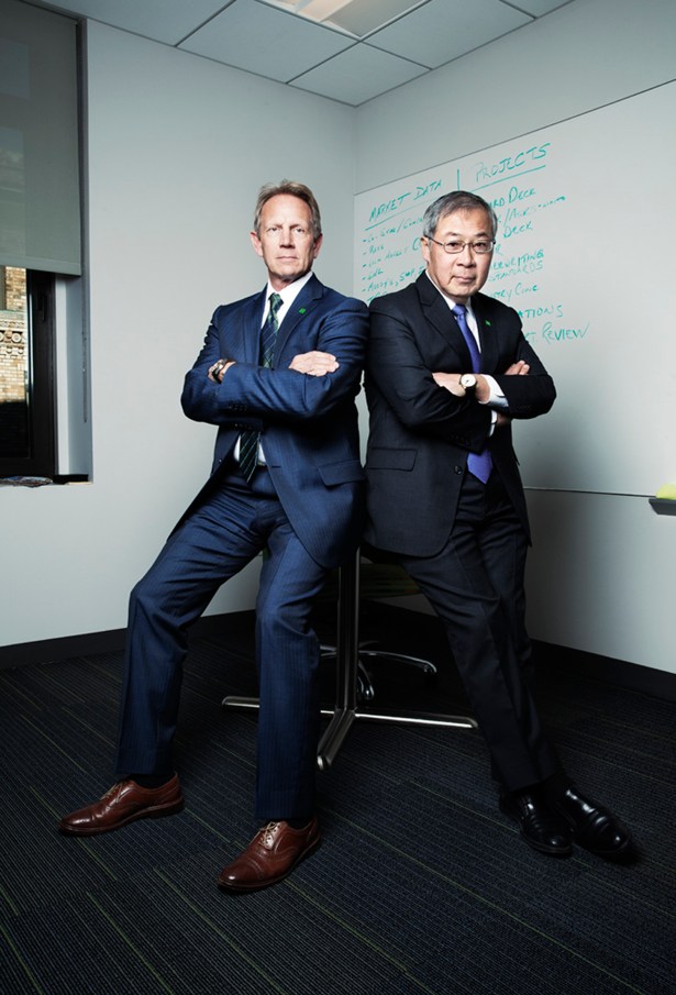 TD Bank Ups NYC Real Estate Game DOUBLE VISION: Mr. Gerken and Mr. Chen share a philosophy of caution, but that hasn’t prevented them from quadrupling the bank’s NYC book (PHOTO: Celeste Sloman for Commercial Observer).