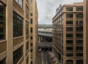 Dumbo Heights, a cluster of five buildings formerly owned by the Jehovah's Witnesses, has been upgraded and converted into a tech campus (Photo: Sasha Maslov/for Commercial Observer).