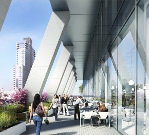 Cushman & Wakefield’s Bruce Mosler Looks West Part of the Manhattan West project Mr. Mosler is marketing is 5 Manhattan West, a converted building with a new glass exterior.