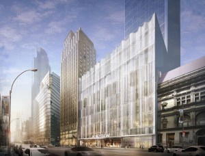 Nordstrom's store in its retail condo at Extell Development Company's Central Park Tower (Rendering: Courtesy Nordstrom).