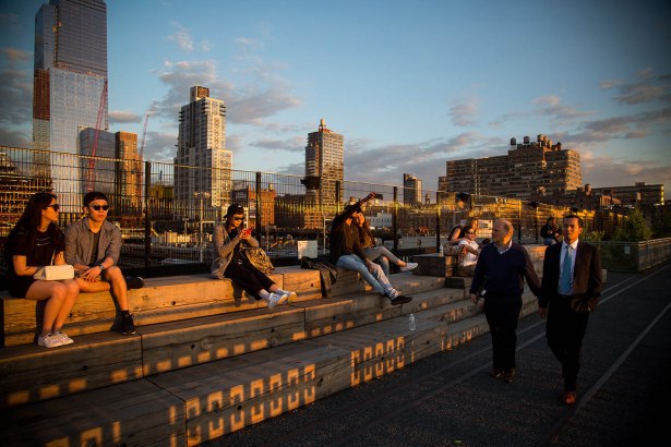 Development has been all around the High Line from Hudson Yards down to the Meatpacking District (Photo: Michael Nagle/for Commercial Observer). 