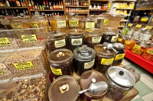 Choices of nuts and dried goods at Kalustyan's (Photo: jazz guy/flickr). 