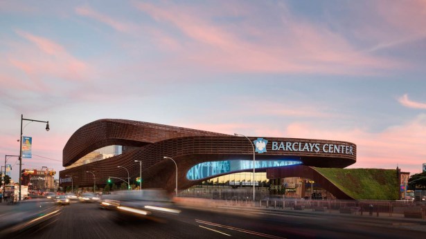 The current footprint of the Barclays Center was once considered for a new Brooklyn Dodger ballpark (Photo: nycmayorsoffice/flickr).