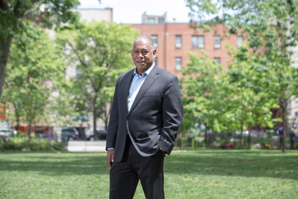 Mr. Silver is implementing Parks Without Borders, linking the streets with the city's green spaces (Photo: Aaron Adler/for Commercial Observer).