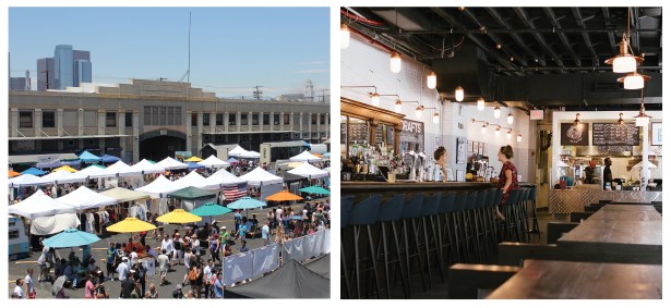 BRO-G’N: Jonathan Butler and Eric Demby are the brains behind Smorgasburg LA (left), and Berg’n beer hall and food court.