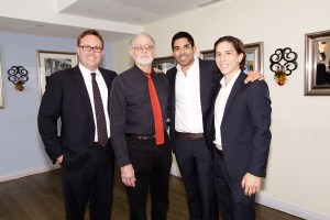 From left to right: John Harrington, Jerry Swartz, Ayush Kapahi and Michael Lee (Photo: Jill Lotenberg).