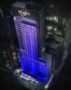 A rendering of Hard Rock Hotel New York. Photo: Hard Rock International. 