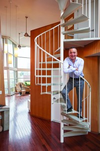 Robert "Toshi" Chan in his Williamsburg, Brooklyn, apartment. Photo: Harry Zernike;