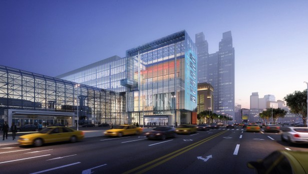 The planned Javits Center addition. Rendering: tvsdesign
