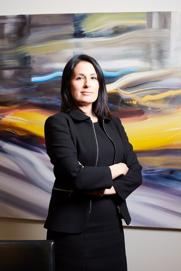 Pamela McCormack inside of her Manhattan office, 345 Park Avenue, New York, New York, Jan. 29, 2017. Photo: Yvonne Albinowski/for Commercial Observer.