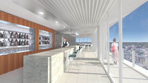 Able Management Group's Hilton Garden Inn in Jamaica will have a rooftop bar. 