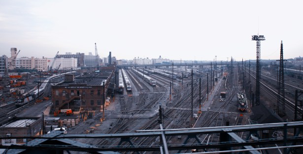 Is Sunnyside Yards a Beacon of Affordable Housing and New Development? Perhaps. The yard has a sprawling network of active rails. Photo: Daniel Schwen/wikipedia
