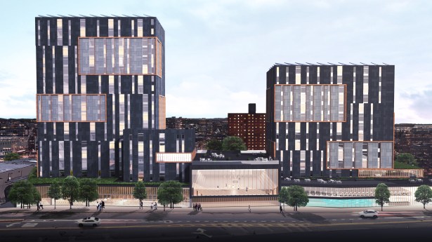 The New York City Economic Development Corporation selected Omni New York to develop its former NYPD parking lot in Jamaica into a mixed-use complex. Photo: Courtesy Omni New York