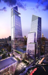 10 and 30 hudson yards with retail looking northeast courtesy of related oxford West Side Story: The Tale of Hudson Yards