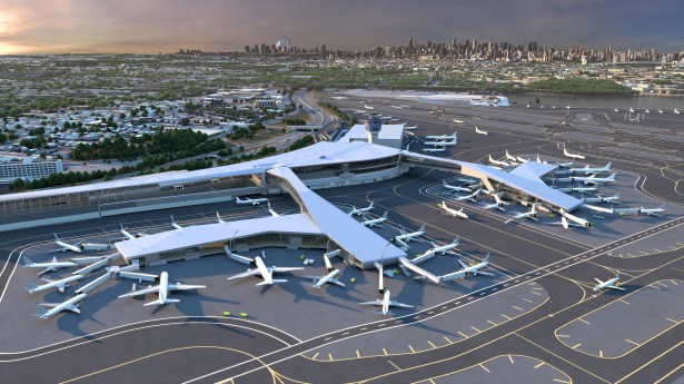 laguardia airport central terminal b hok The Power Designers of New York City Are All About Green Spirit