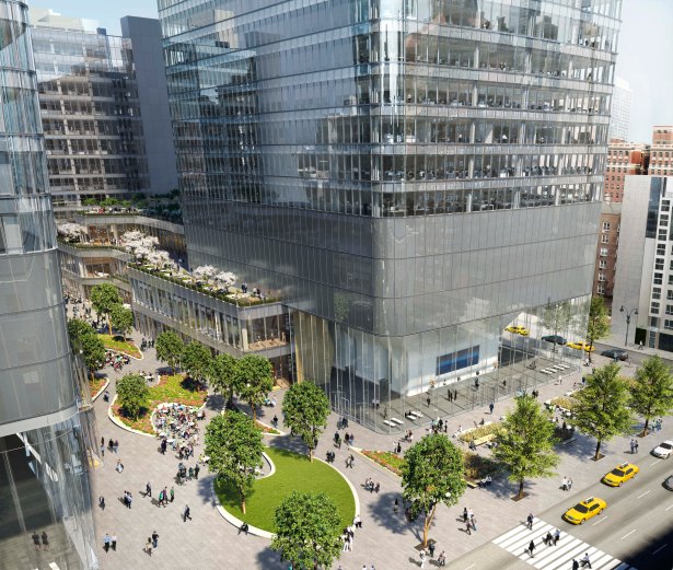 one manhattan west from 9th ave 1 Wells Fargo Lends $530M Construction Package for Brookfield’s 1 Manhattan West