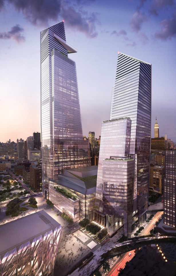 Delivering Amazon: This Is What’s Right and Wrong With the Citys Pitches for HQ2 10 and 30 hudson yards with retail looking northeast c related oxford Delivering Amazon: This Is What’s Right and Wrong With the Citys Pitches for HQ2
