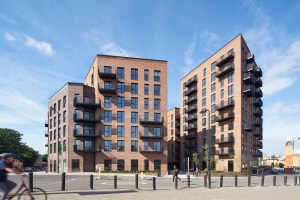 Mod About You: CLT Materials Could Bring in a New Wave of Construction 17 09 dalston lane from the road with cyclist Mod About You: CLT Materials Could Bring in a New Wave of Construction