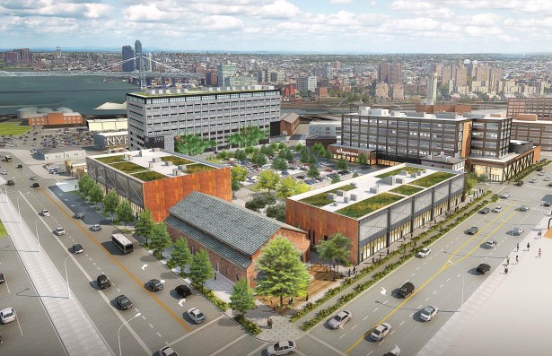 Doug Steiner Talks About His Big Navy Yard Plans and Residential Projects adrow birdseyefromflushingnavy Doug Steiner Talks About His Big Navy Yard Plans and Residential Projects