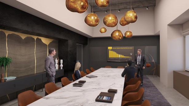 3 boardroom low1 Convene to Bring Social Events to New 28K SF Space at 75 Rock