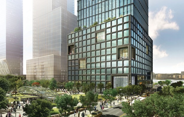 Hudson Yards 55 hudson yards looking west from 34th st courtesy of related oxford mitsui Hudson Yards