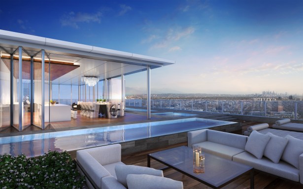 Jonathan Genton: Developer of LA’s Most Expensive Condo fsla penthouse rooftop garden Jonathan Genton: Developer of LA’s Most Expensive Condo