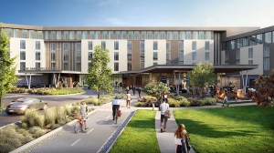 ameswell mountain view hotel rendering email 2 Wells Fargo Provides $140M Construction Loan for $250M Cali Mixed Use Project