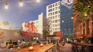 47hall exterior backporchplaza rendering 2018 Placemaking Beyond Manhattan