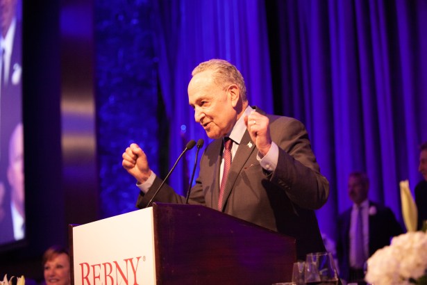 REBNY Gala: Real Estate Bigwigs Weigh Whether Downturn Is Coming REBNY gala 2019 chuck schumer