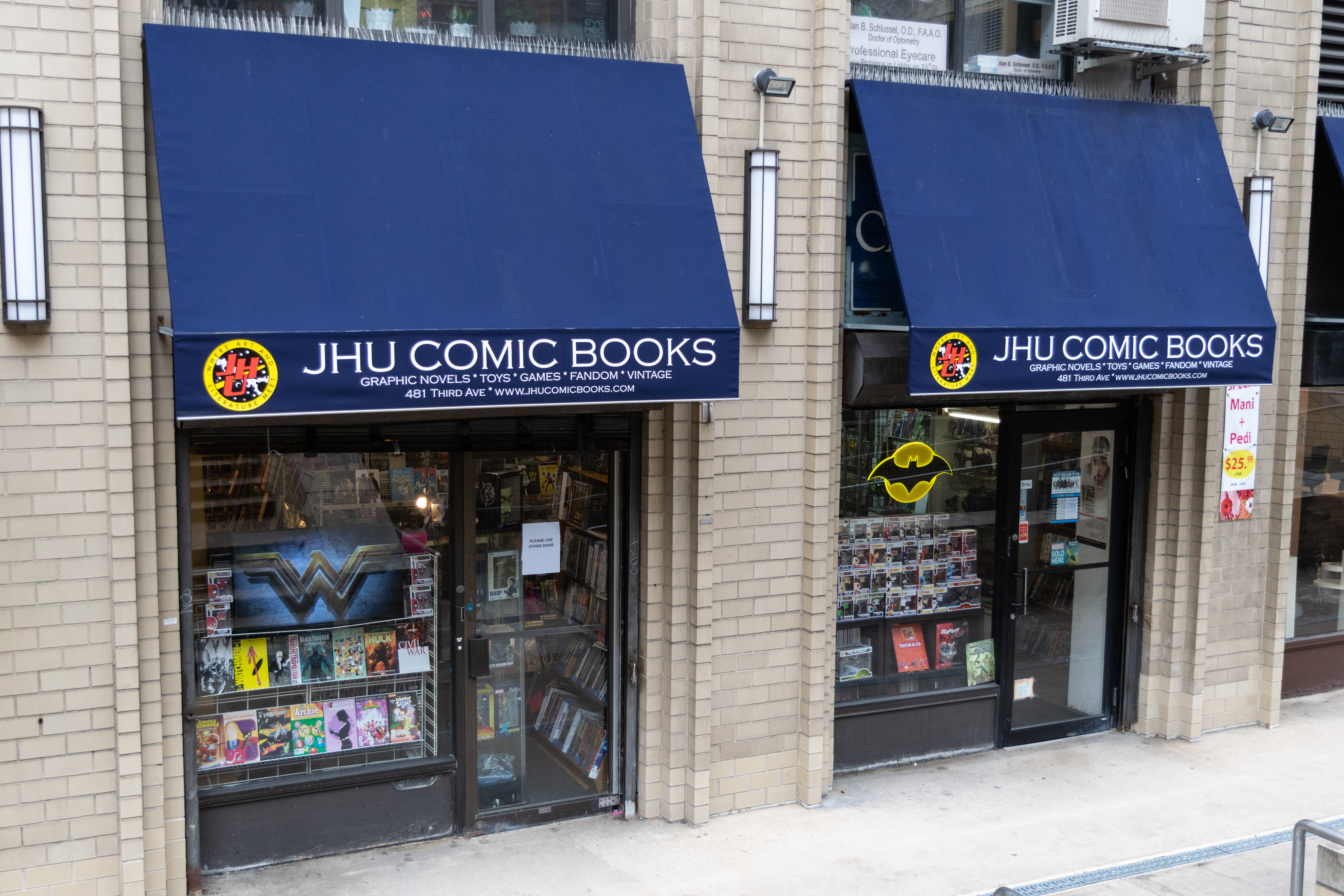 JHU Comic Books at 481 3rd Ave