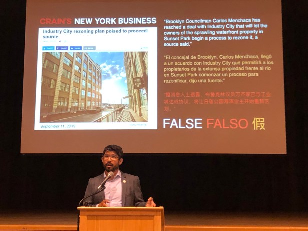 Sunset Park Councilman Pitches an Alternative to Industry City Rezoning Plan 2019 09 16 18.45.41 Sunset Park Councilman Pitches an Alternative to Industry City Rezoning Plan